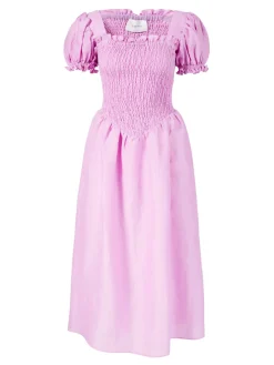 Leinen-Kleid 'Belle' Rosé