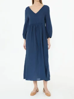 Leinenkleid Blau