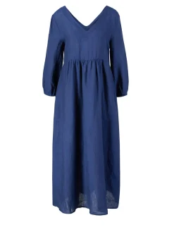 Leinenkleid Blau