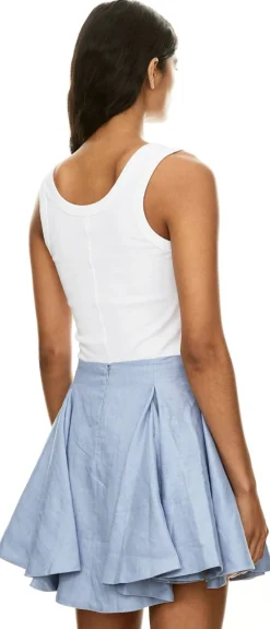 Leinenrock 'Aria' Indigo