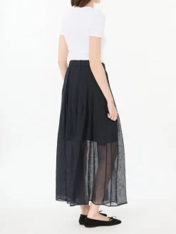 Leinenrock 'Florie' Navy