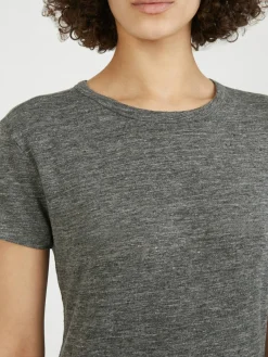 Leinenshirt 'Lara' Anthrazit