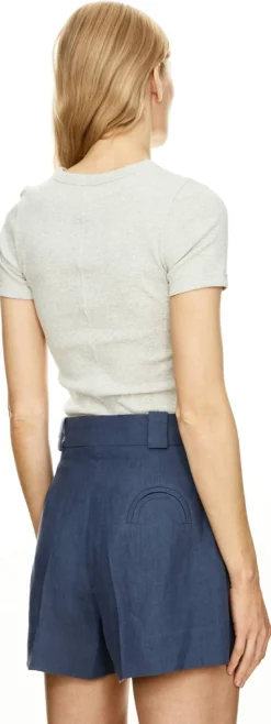 Leinenshorts 'Midday Sun Selle' Indigo