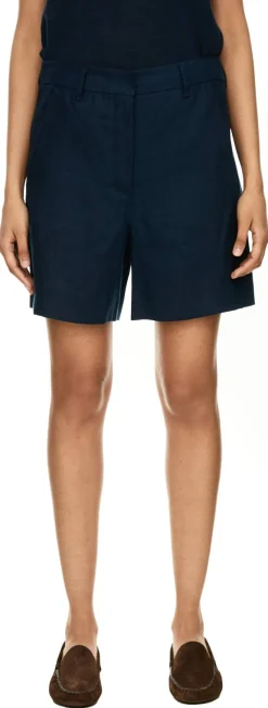 Leinenshorts 'Party' Marineblau