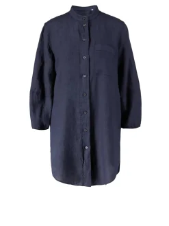 Leinentunika Marineblau