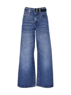 Levi's x Sacai Wide-Leg Jeans Mittelblau