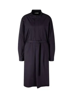 Liquette Kleid aus Satin Marineblau