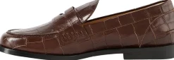 Loafer aus Leder Dunkelbraun