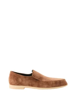 Loafer aus Velourskalbsleder Braun