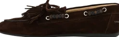 Loafer aus Veloursleder Dunkelbraun