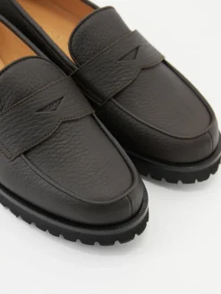 Loafer 'Grained' in Braun