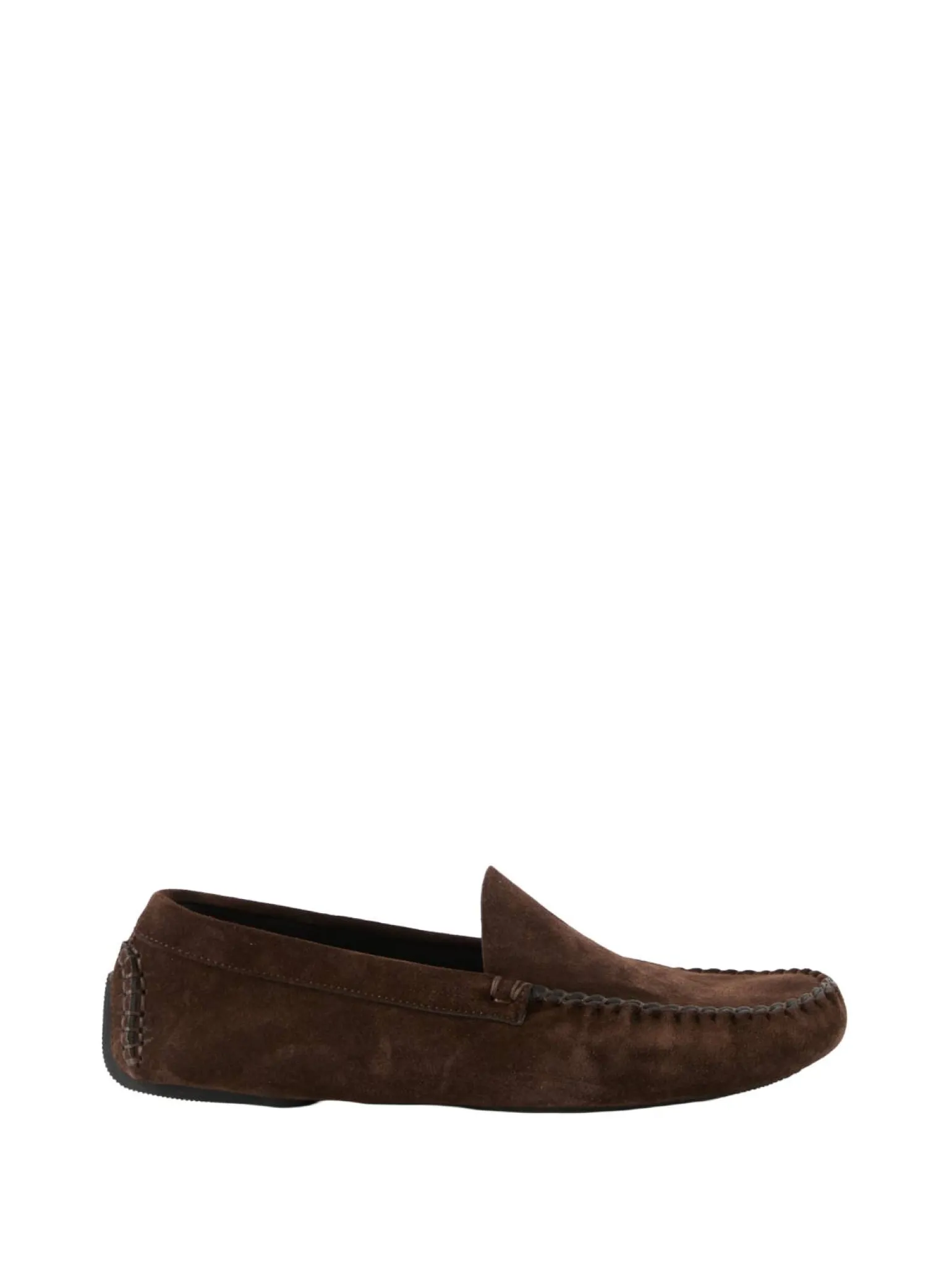 Loafer 'Lucca' aus Veloursleder Dunkelbraun