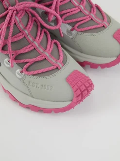 Low Top Sneaker Grau/Pink