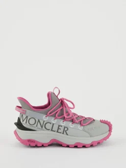 Low Top Sneaker Grau/Pink