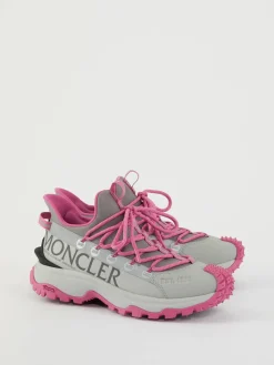 Low Top Sneaker Grau/Pink