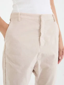 Lässige Stoffhose Nude