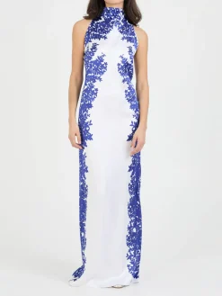 Maxikleid 'Cassia' Blau