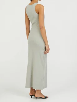 Maxikleid Hellgrau