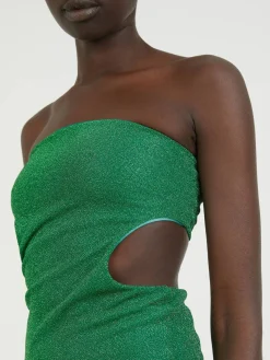 Maxikleid 'Mambo Glossy' Grün