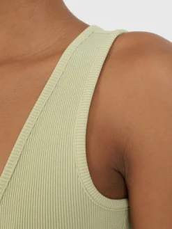 Maxikleid mit Stein-Detail Hellgrün