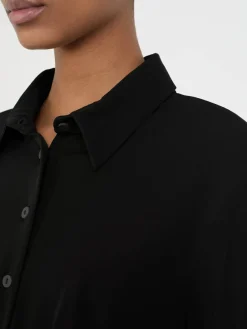 Maxikleid mit Stein-Details 'Odessa' Schwarz