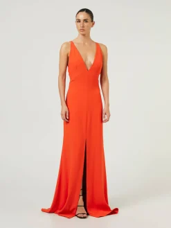 Maxikleid Orange