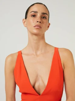 Maxikleid Orange