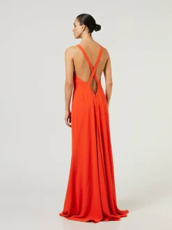 Maxikleid Orange