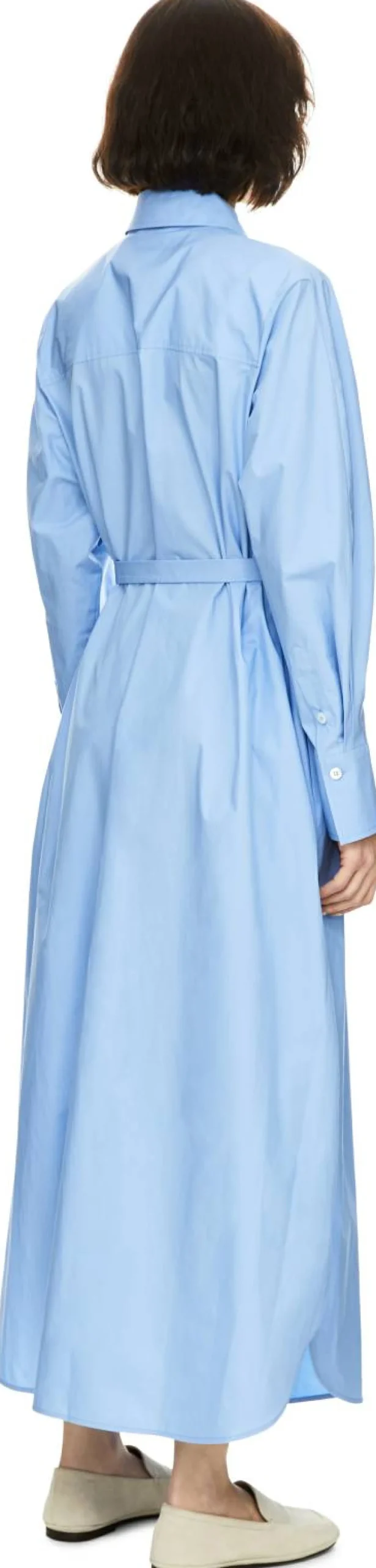 Maxikleid 'The Long Shirt' Hellblau