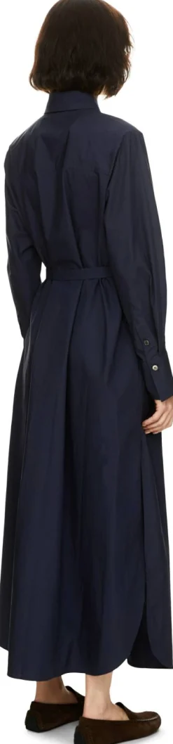 Maxikleid 'The Long Shirt' Marineblau