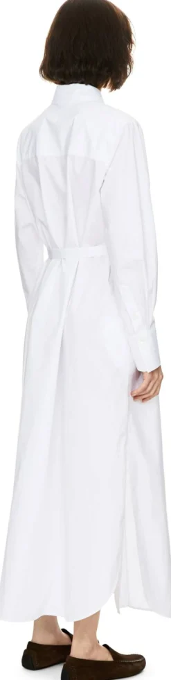 Maxikleid 'The Long Shirt' Weiß