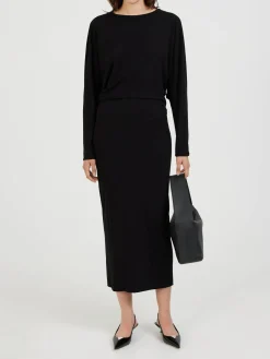 Maxikleid 'Trina' Schwarz
