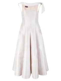 Midikleid aus Lisianthus Jacquard Marble