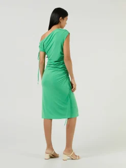 Midikleid 'Lenia' Grün