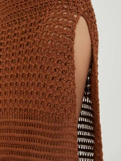 Midikleid 'Mother Nature' Mittelbraun