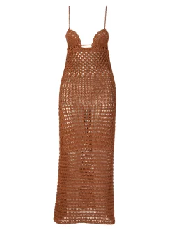 Midikleid 'Mother Nature' Mittelbraun