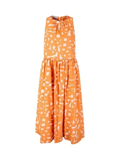 Midikleid Orange