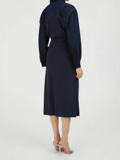 Midikleid 'Sevilla' Blau