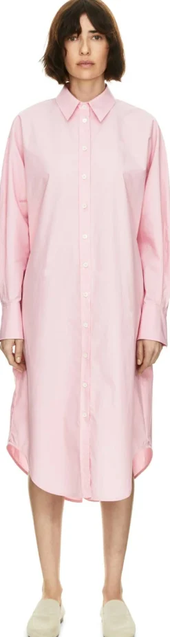 Midikleid 'The Poplin' Rosé