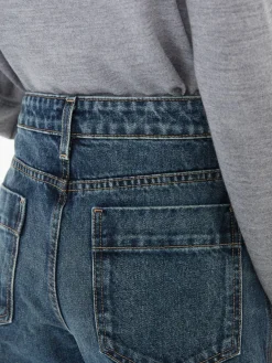 Mid-Rise Jeans 'Otis' Blau