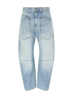 Mid-Rise Jeans 'Shon' Hellblau
