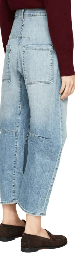 Mid-Rise Jeans 'Shon' Hellblau