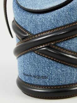 Mini Bag 'Curve Micro' Mittelblau