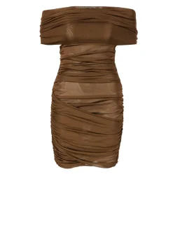 Minikleid Braun