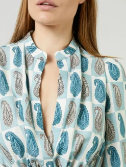 Minikleid Hellblau