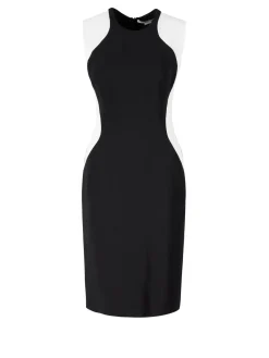 Minikleid 'Miracle' Schwarz/Weiß