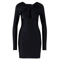 Minikleid mit Cut-Outs Schwarz
