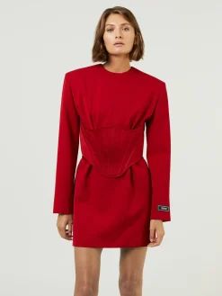 Minikleid Rot