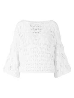 Mohair-Seidenpullover 'Levanto' Off White