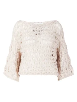 Mohair-Seidenpullover 'Levanto' Puder